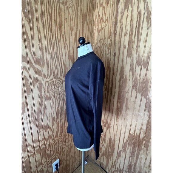 Gymshark Long Sleeve T Shirt Mens XS Performance Workout Solid Black NWOT - Picture 5 of 8